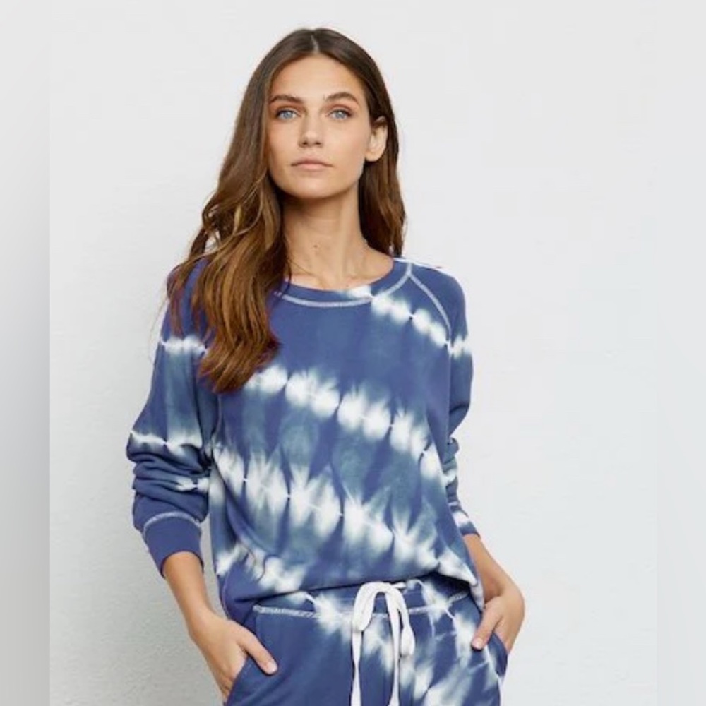 Rails Theo Sweatshirt in Sapphire Tie Dye